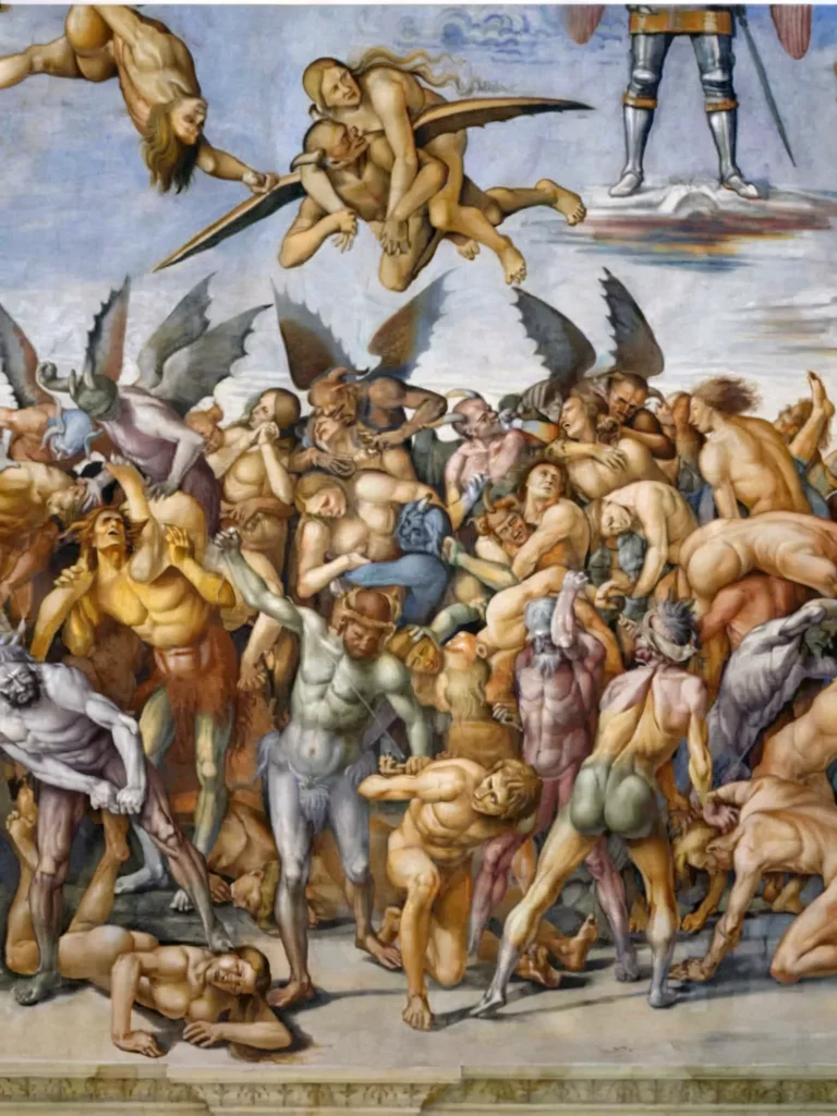 detail of The Damned