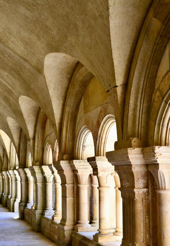 arches in the cloister