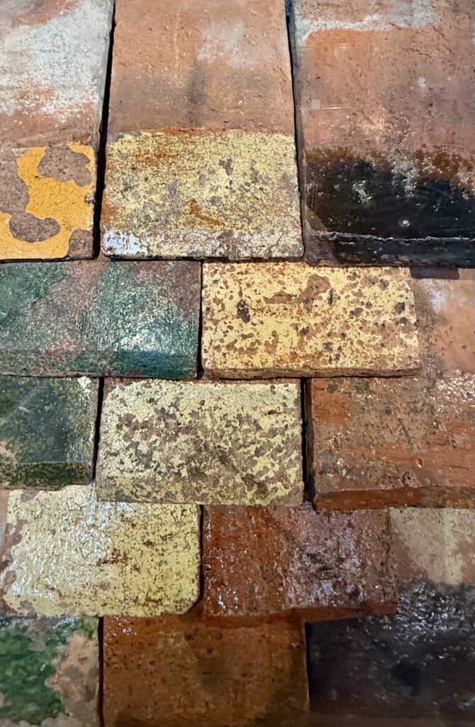 glazed roof tiles of Hotel Dieu