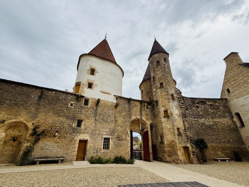 exterior view of the castle entrance