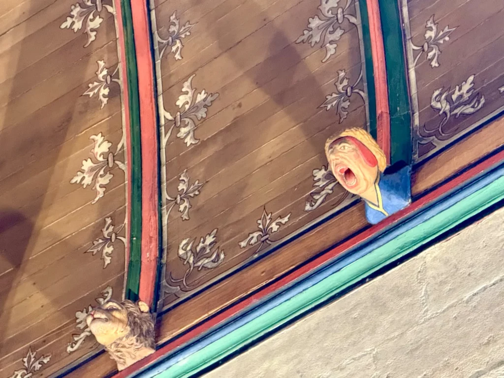 monster and beast on the ceiling