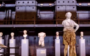 busts in the Hall of Columns