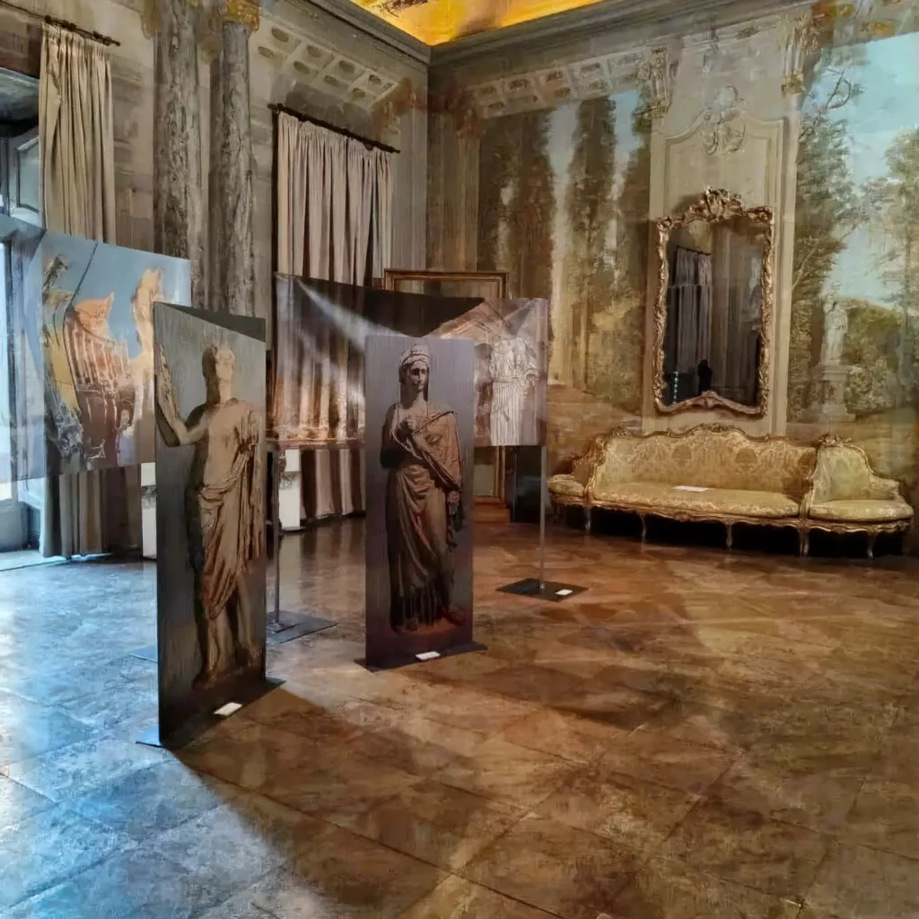 exhibition room in the Boncompagni Ludovisi museum
