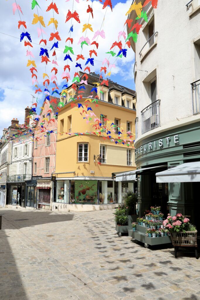 medieval old town of Auxerre