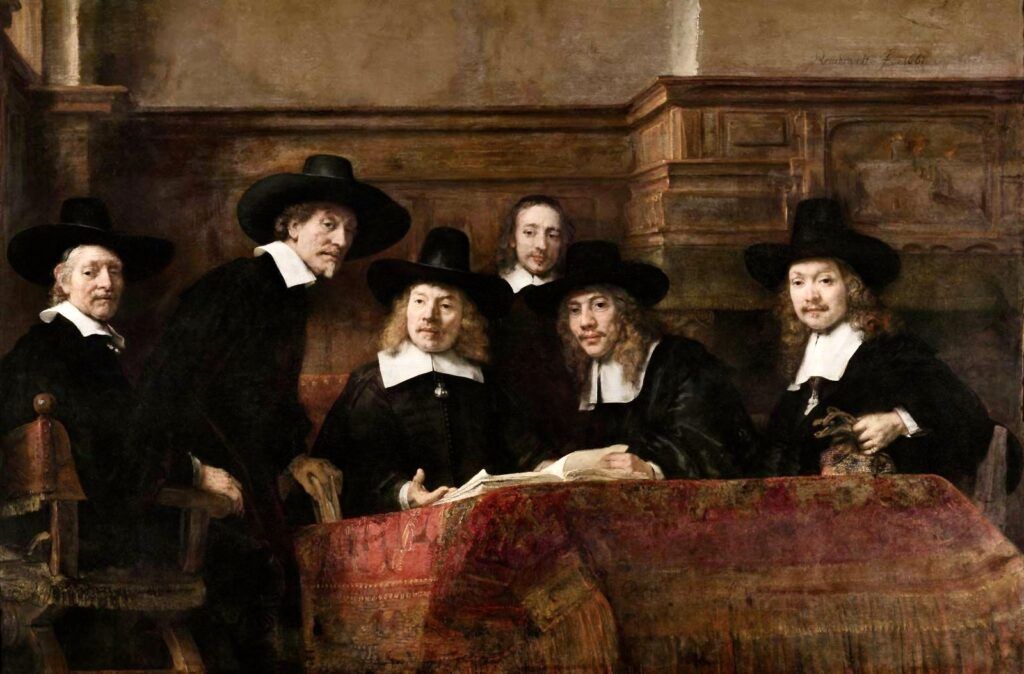 Rembrandt, Syndics of the Draper's Guild, 1662