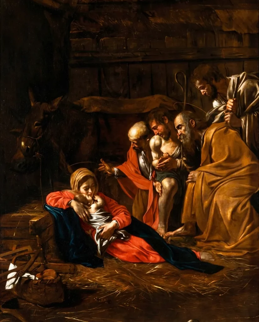 Caravaggio, Adoration of the Shepherds, 1609