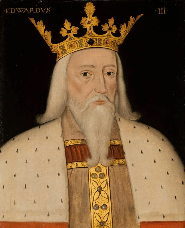 Portrait of Edward III in the British Royal Collection
