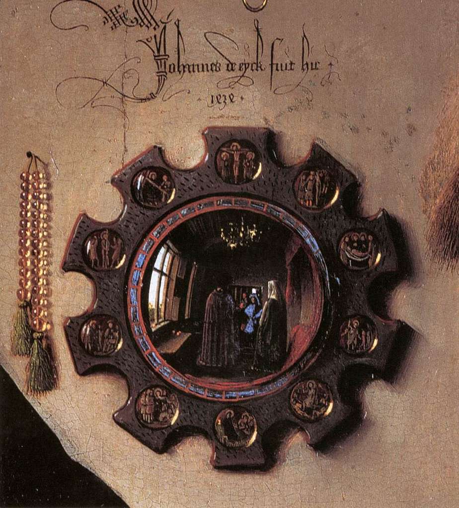 detail of the convex mirror