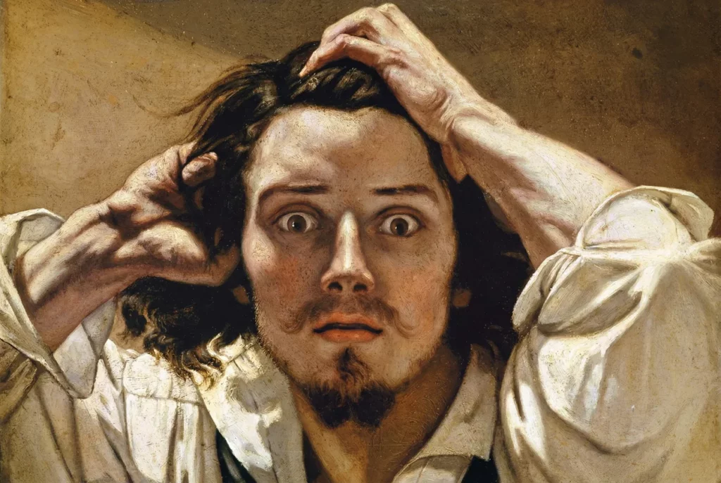 Courbet, The Desperate Man, 1843-45