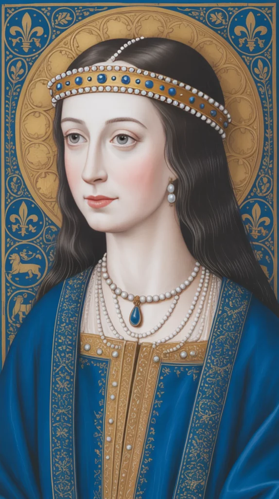 stylized image of Eleanor of Castile