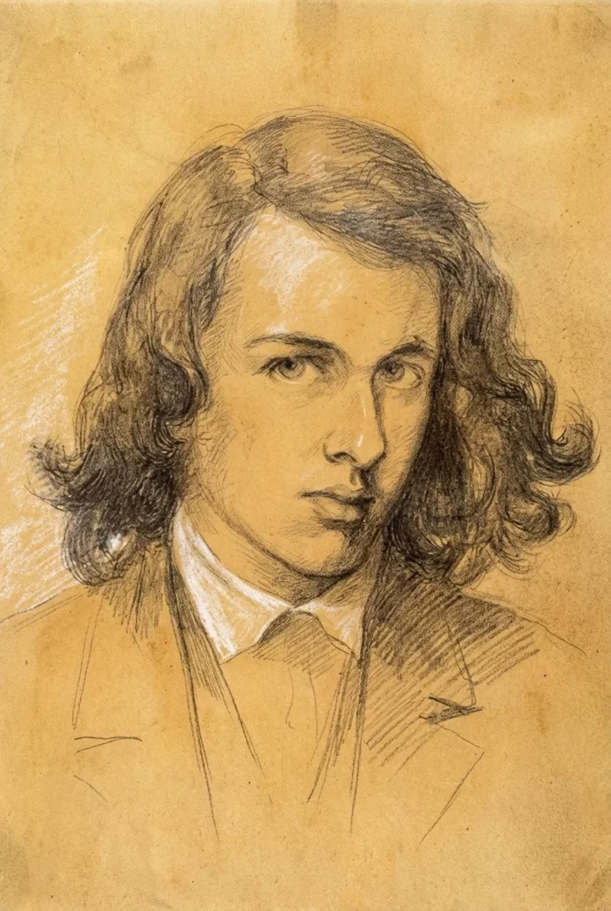 Rossetti, Self-Portrait, 1847