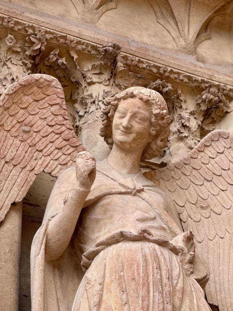 Smiling Angel statue