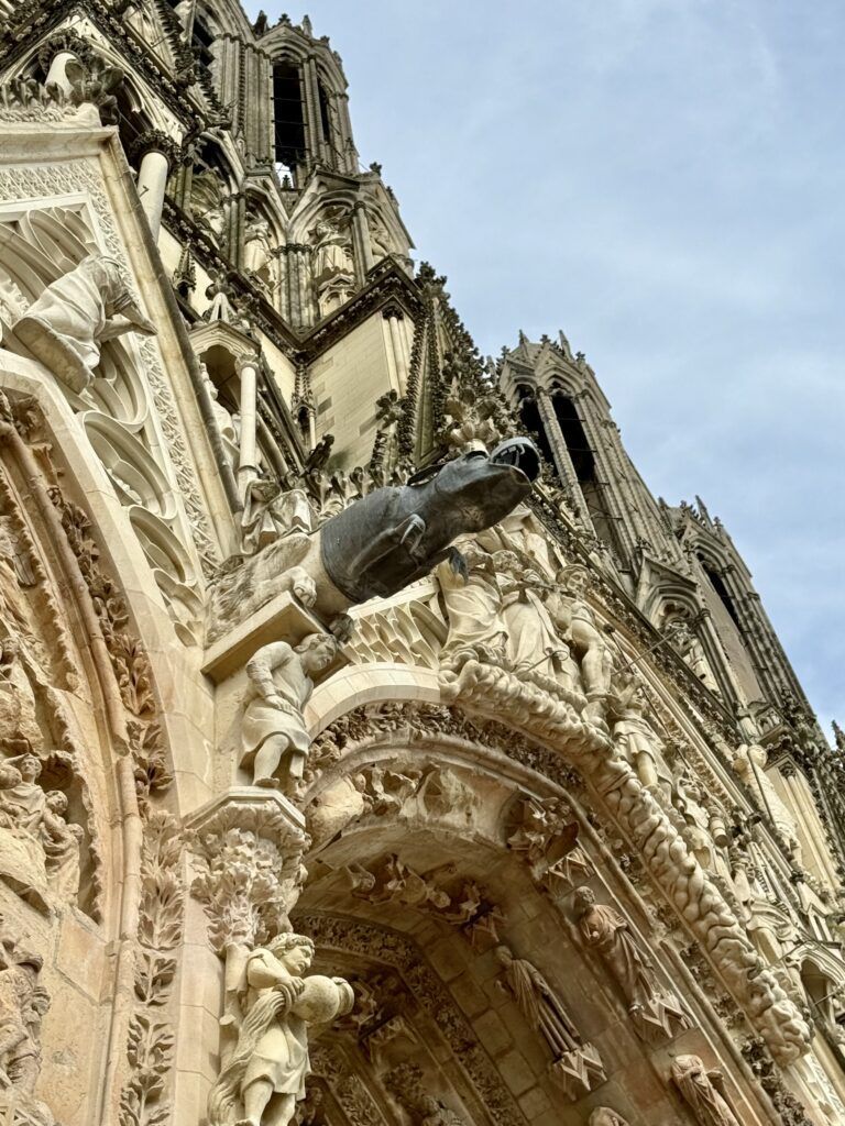 gargoyle on the south facade