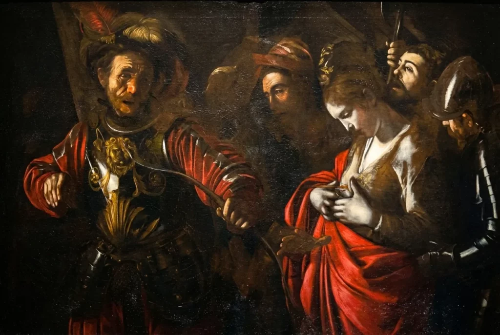 Caravaggio, The Martyrdom of Saint Ursula, 1610