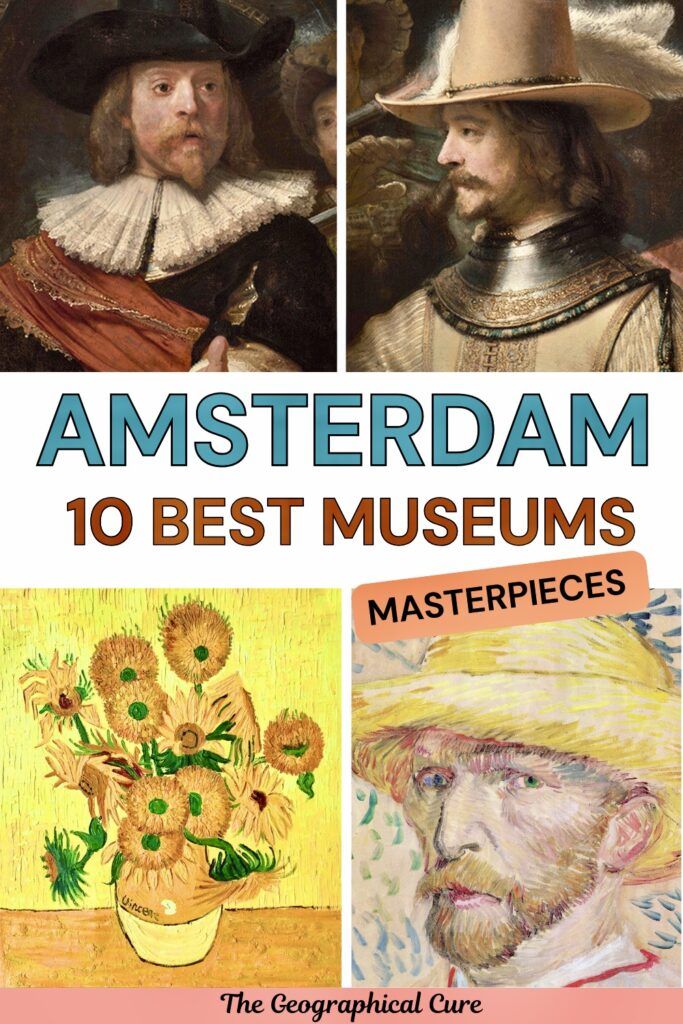 pin graphic for guide to the best museums in Amsterdam