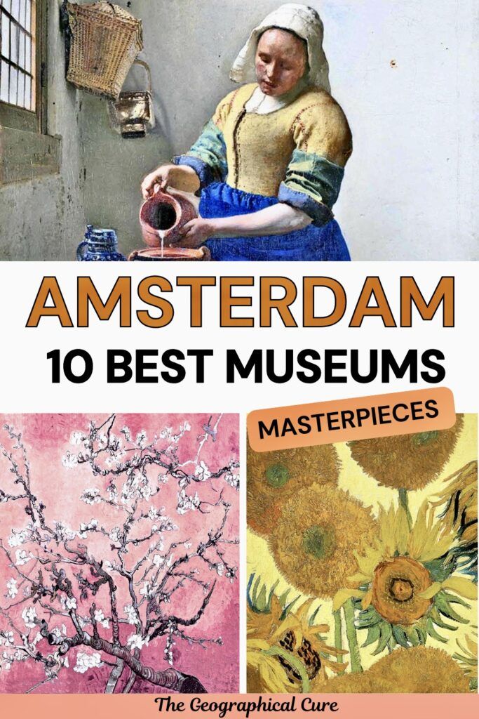 pin graphic for guide to the best museums in Amsterdam