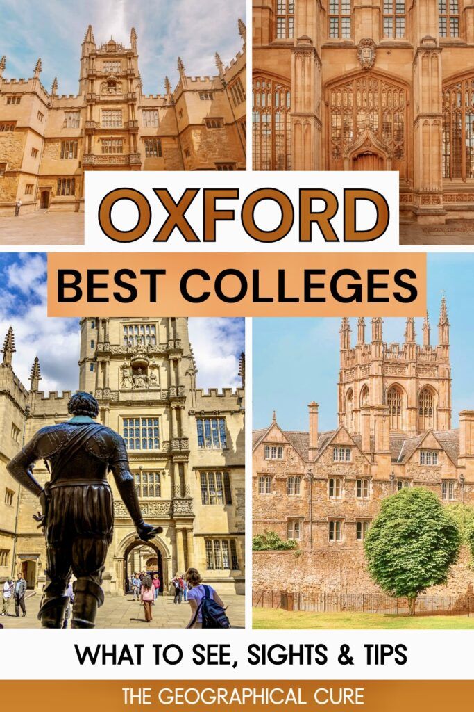 pin graphic for colleges at Oxford University to visit