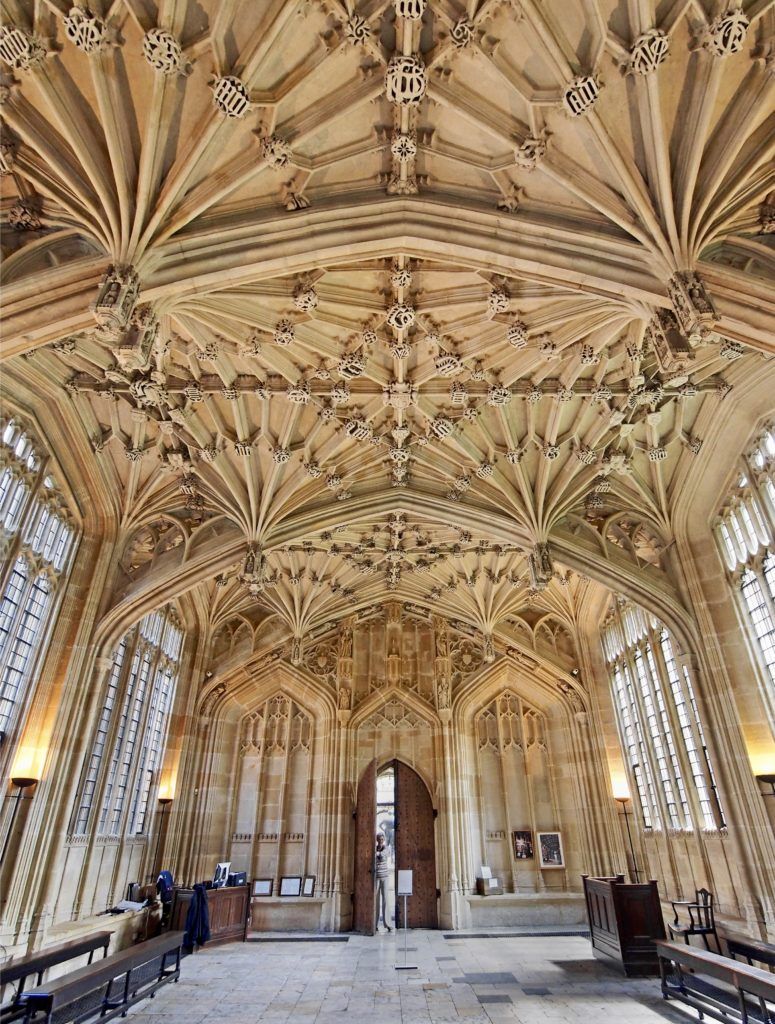 Gothic interior of the Divinity School