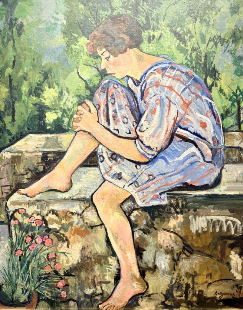 Valadon, Woman on a a Small Wall, 1930