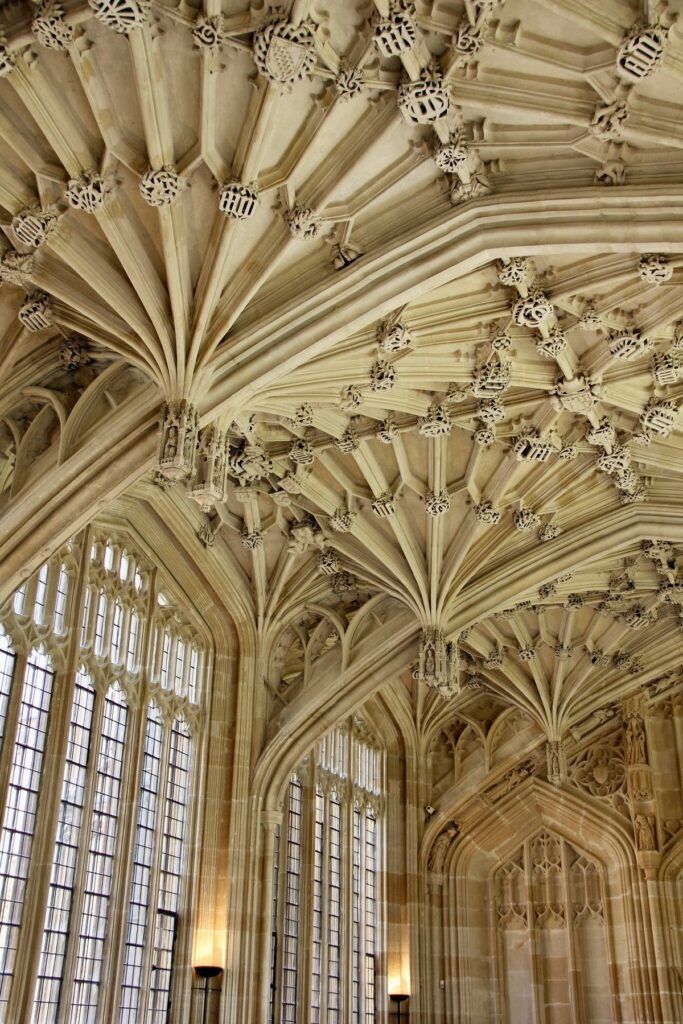 Gothic interior of the Divinity School