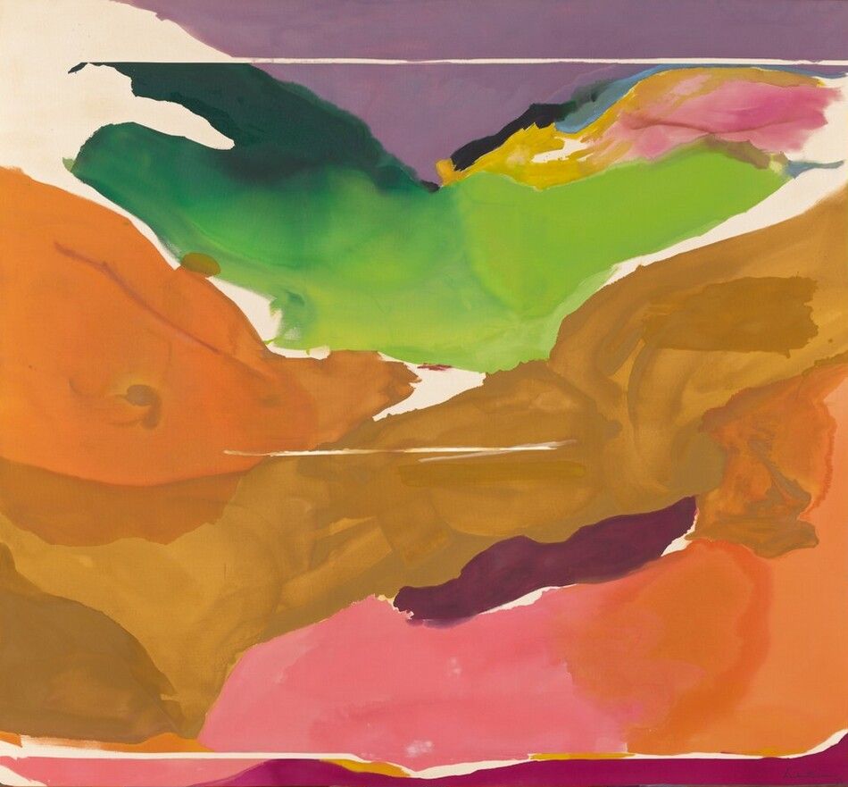 Frankenthaler, Nature Abhors a Vacuum, 1973