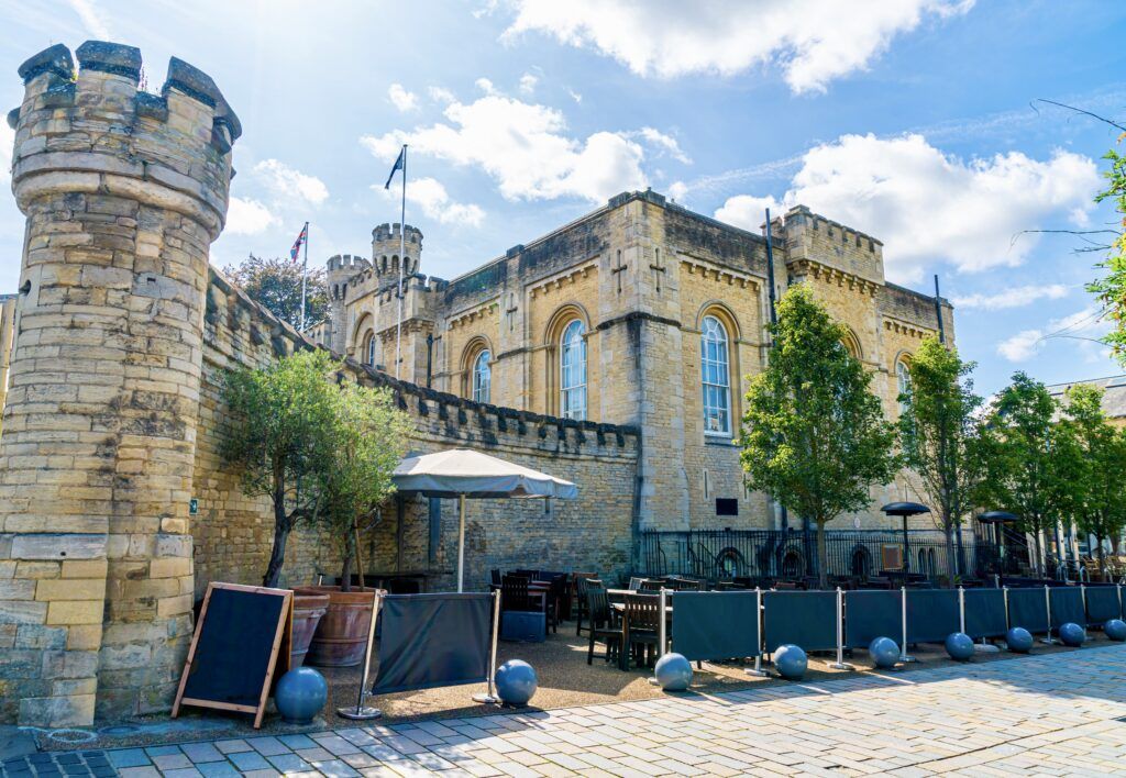 exterior of Oxford Castle and Prison