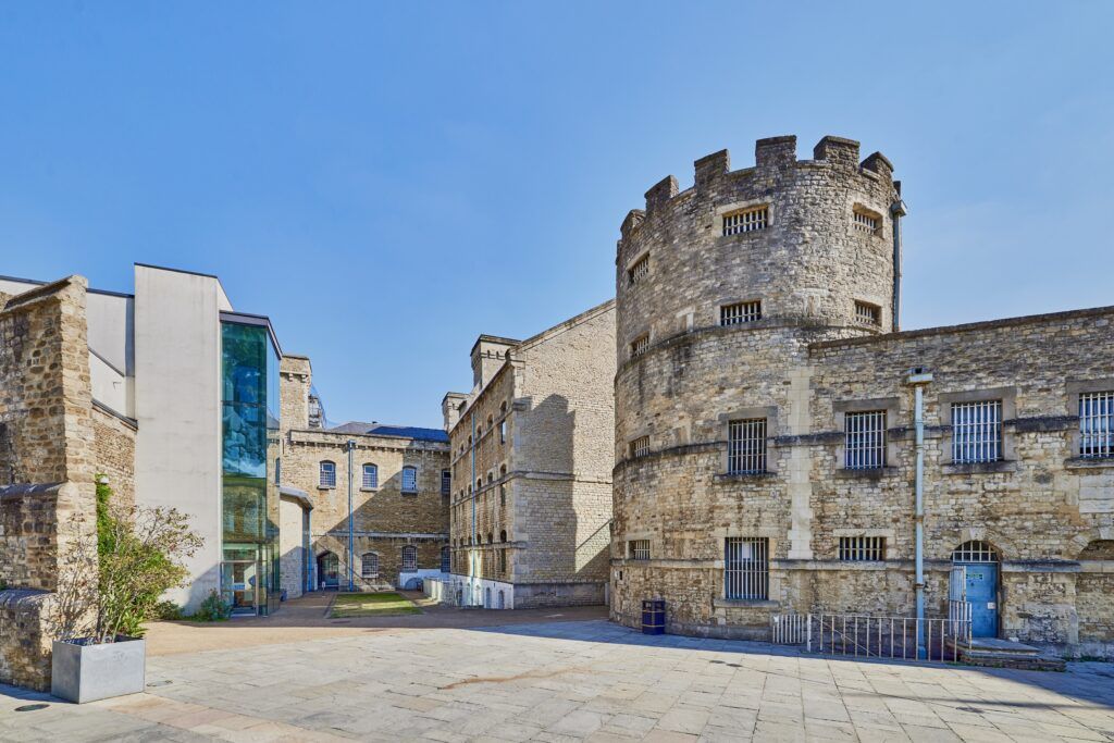 exterior facade of Oxford Castle