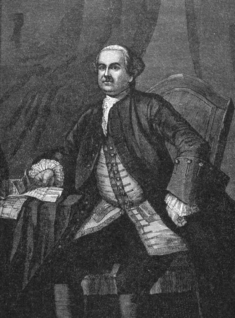 drawing of William Phips