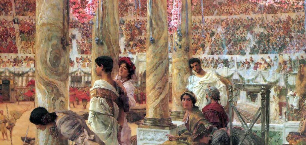 Alma-Tadema, Geta and Caracalla, 1907