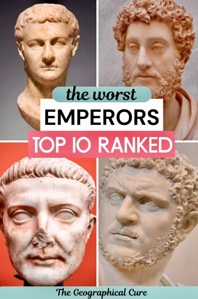 pin graphic for top 10 worst emperors 