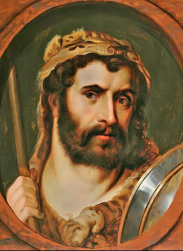 Rubens, Painting of Commodus as Hercules and Gladiator, 1599