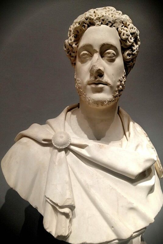 bust of Commodus in Palazzo Massimo