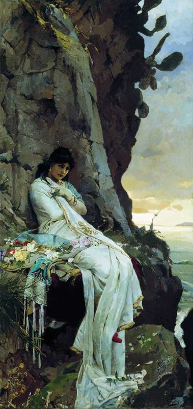 painting of Julia the Elder in exile