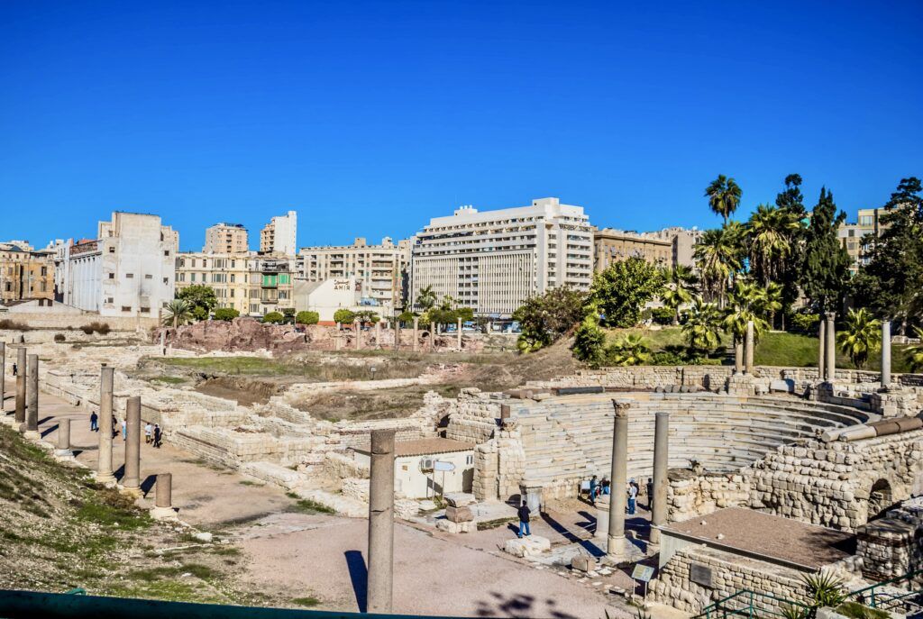 ruins in Alexandria