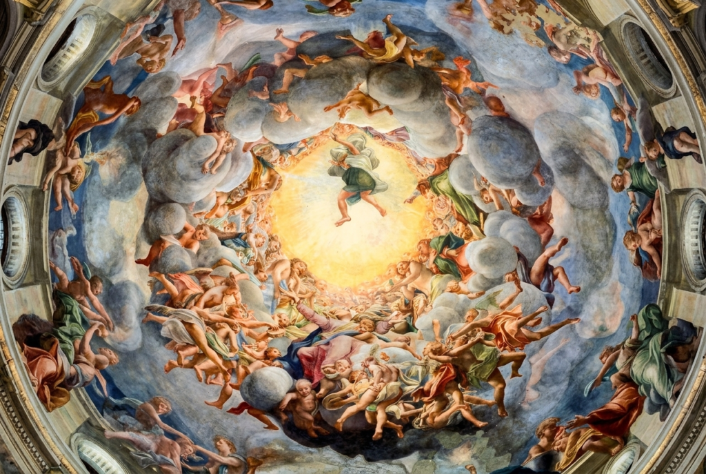 Correggio's Assumption of the Virgin fresco