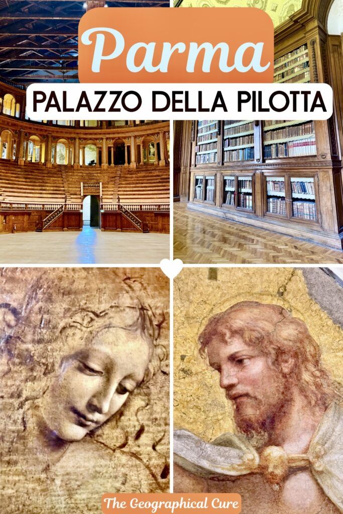 pin graphic for guide to Palazzo della Pilotta in Parma