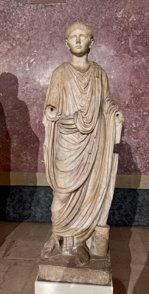 sculpture of a young Nero