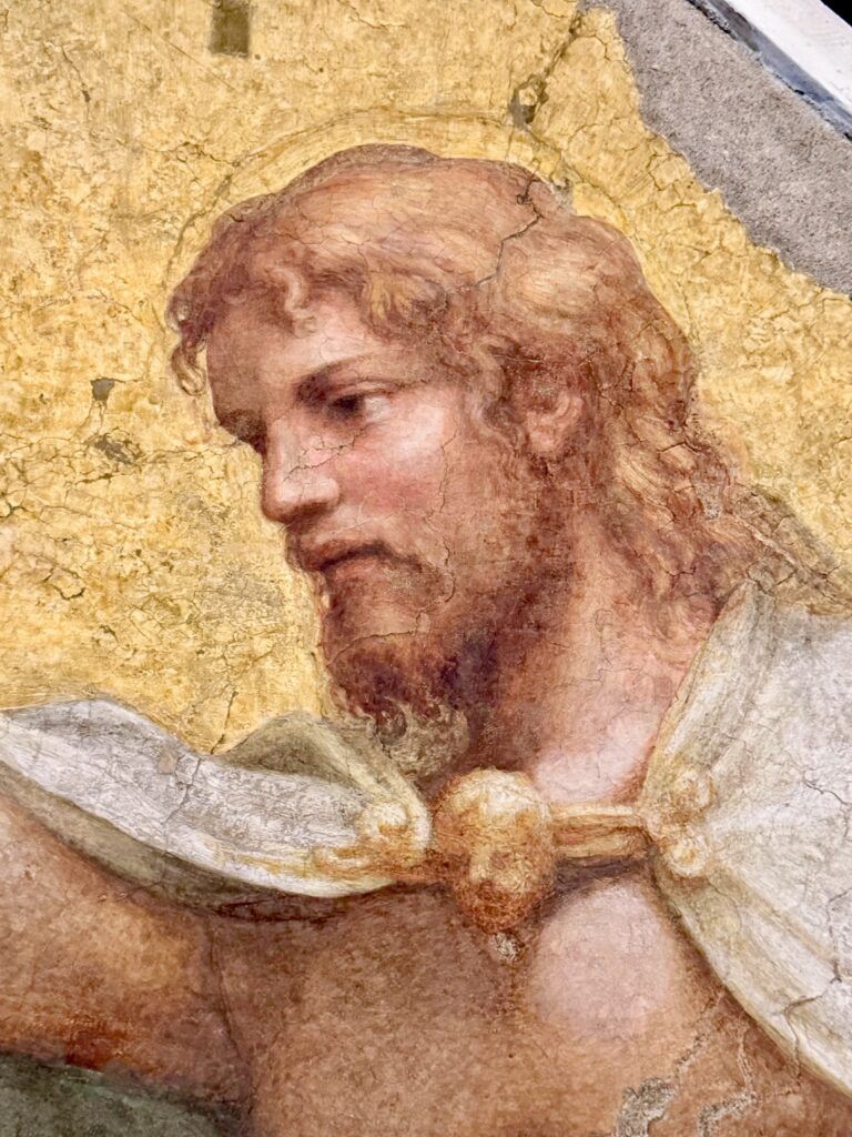 Correggio, detail from Coronation of the Virgin