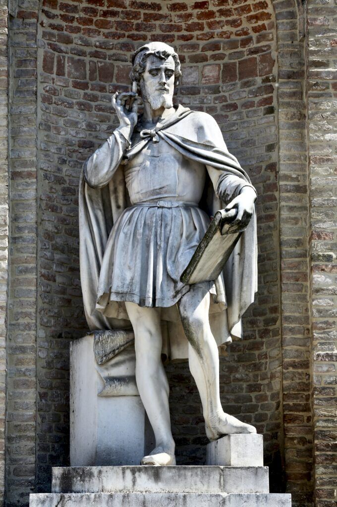 Correggio statue in Parma