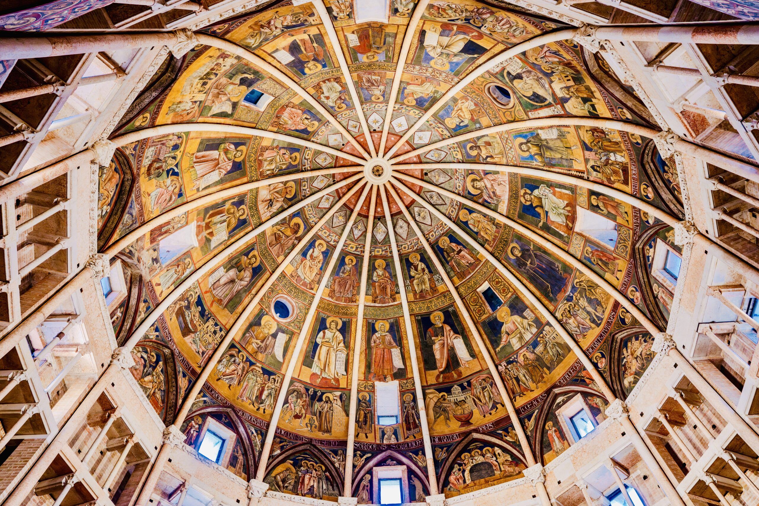 baptistery dome and galleries