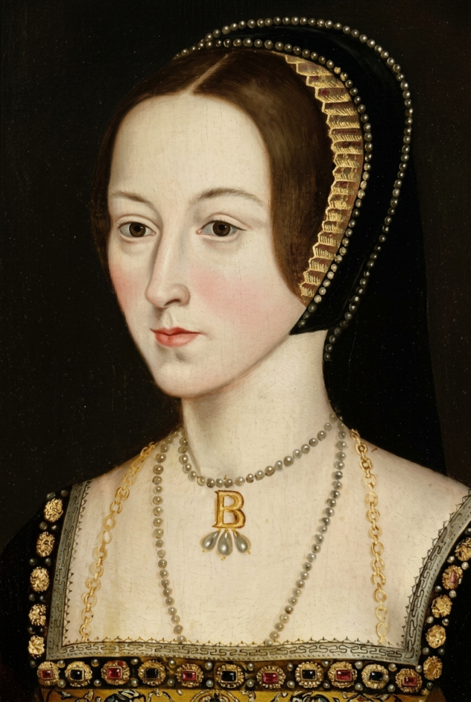 Anne Boleyn portrait at Hampton Court