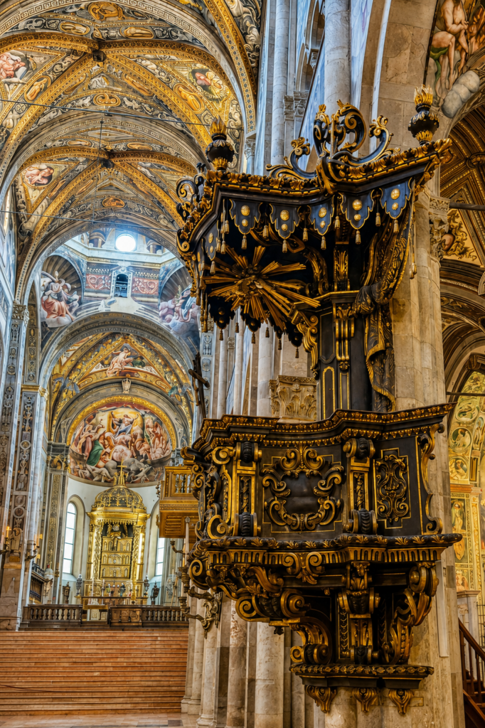 pulpit and nave