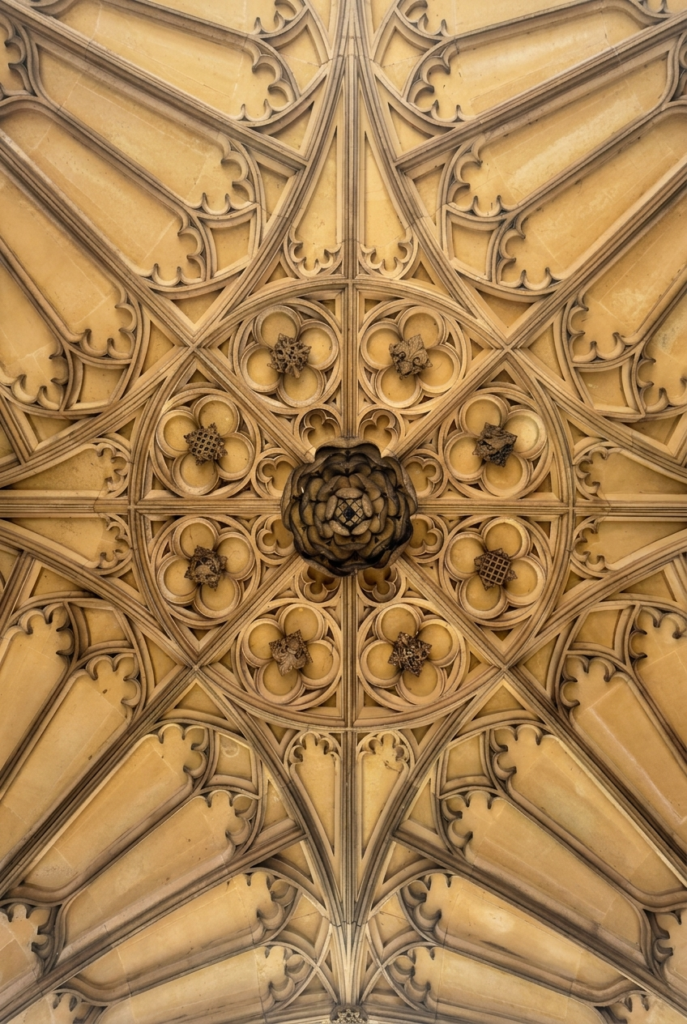 vaulting under the Anne Boleyn Gatway