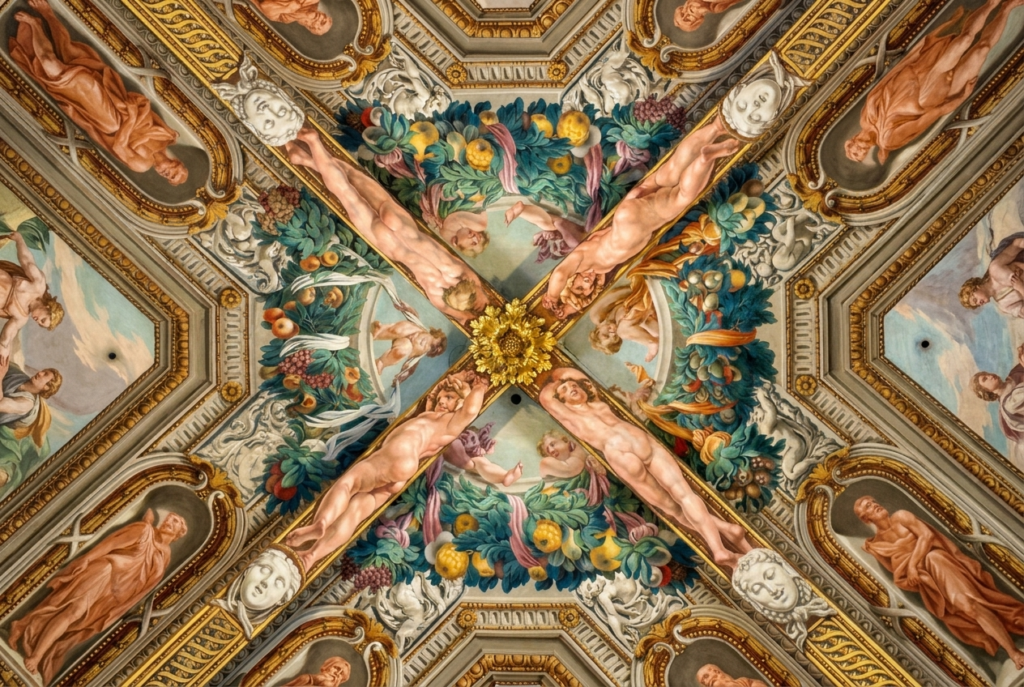 transept frescos