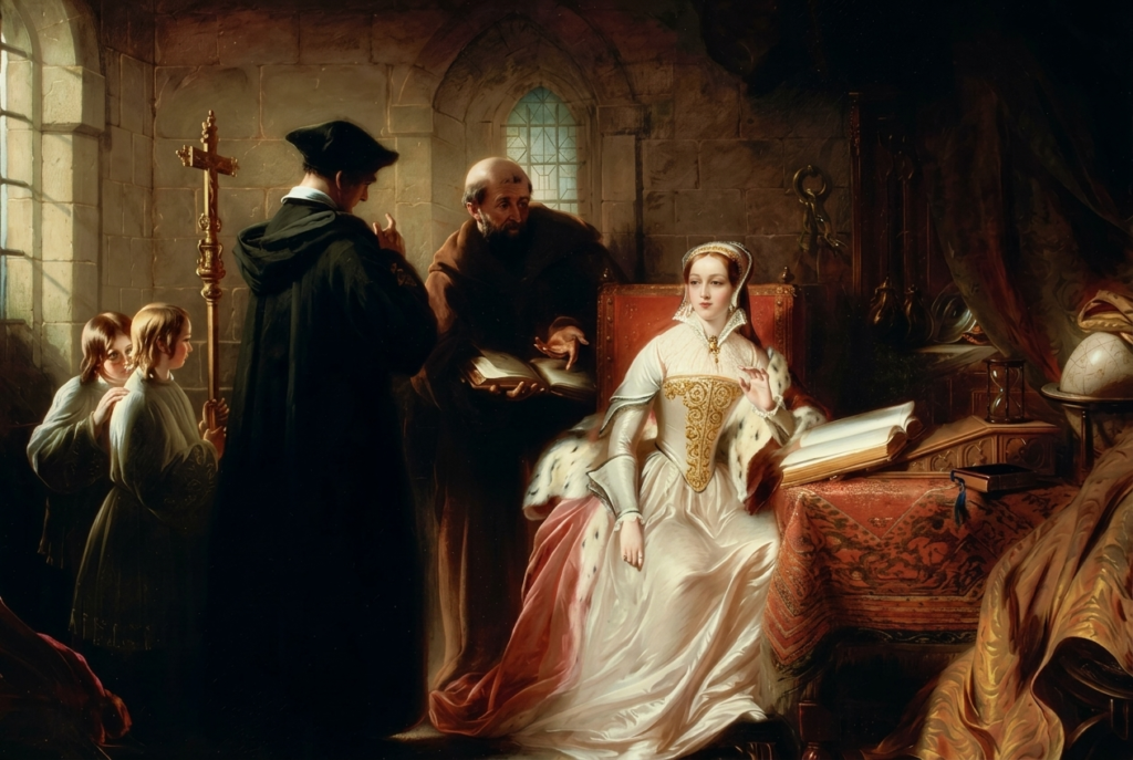 John Singleton Copley, The Offer of the Crown to Lady Jane Grey (1809)