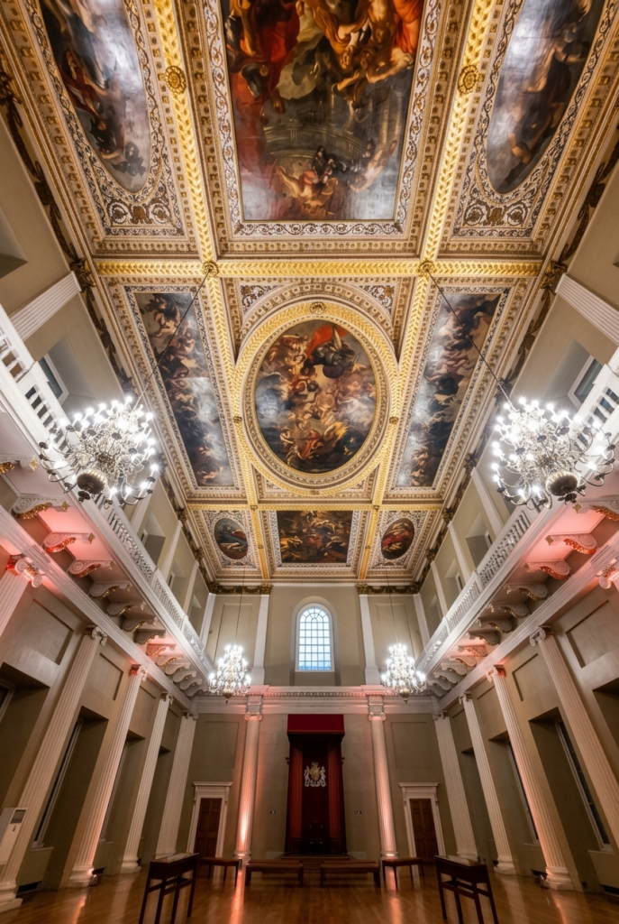 Rubens ceiling in the Banqueting Hall