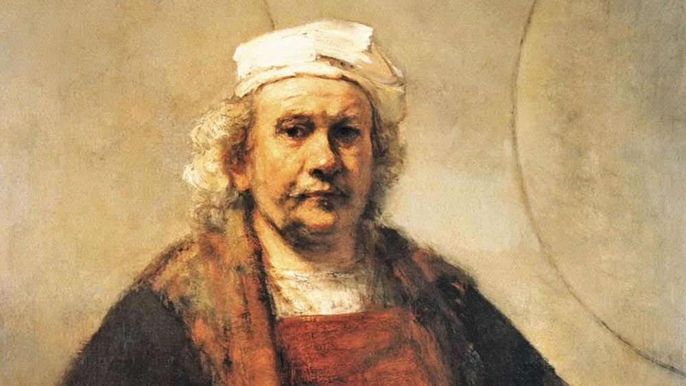 Rembrandt, Self-Portrait with Two Circles, 1665-69