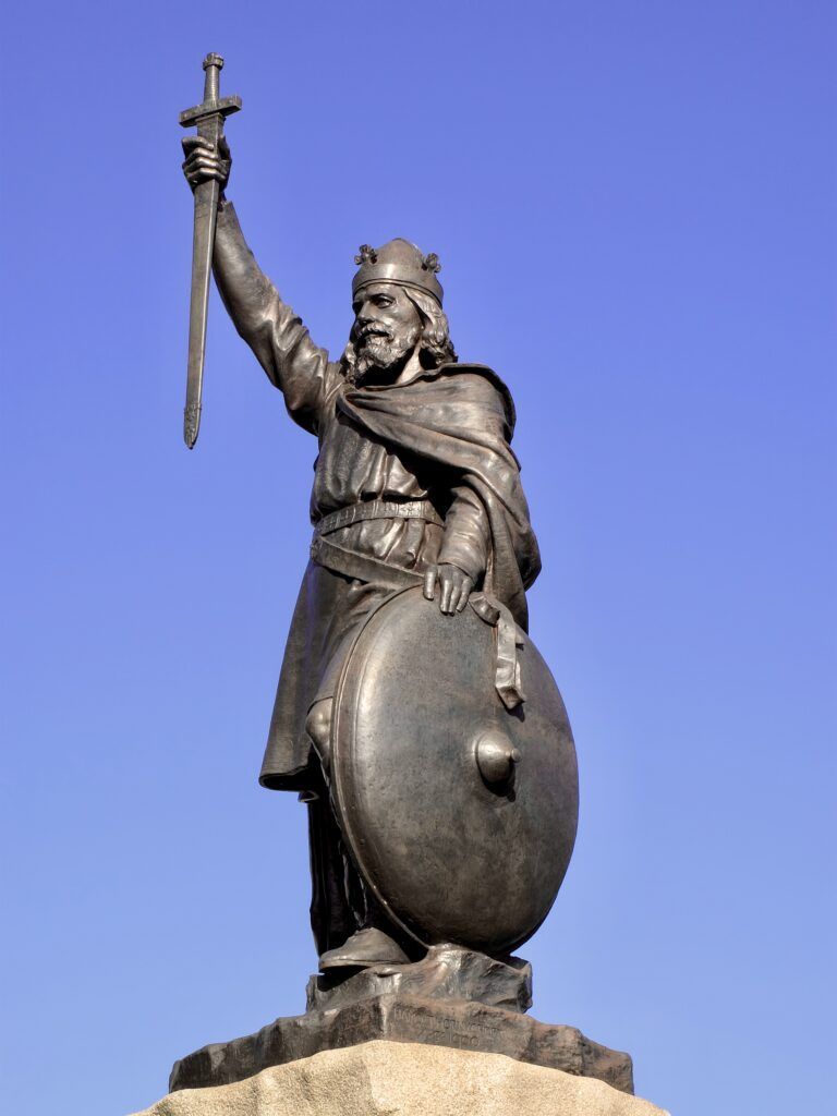 King Alfred The Great statue erected in 1899