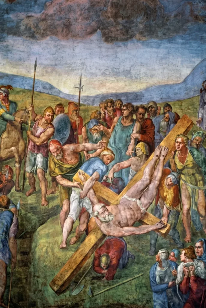 detail of Michelangelo's Resurrection