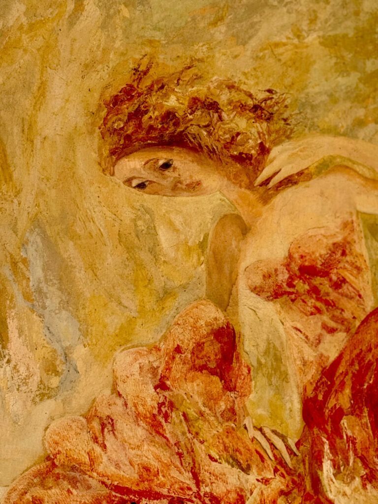 street art mural of a woman
